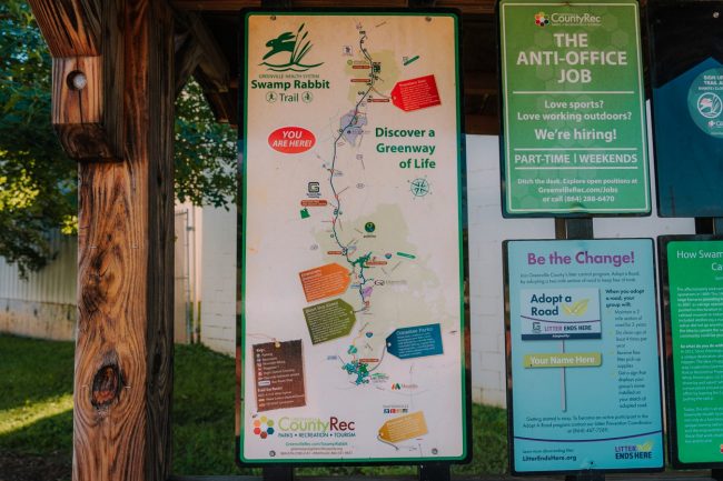 swamp rabbit trail map | Bucketlist Bri