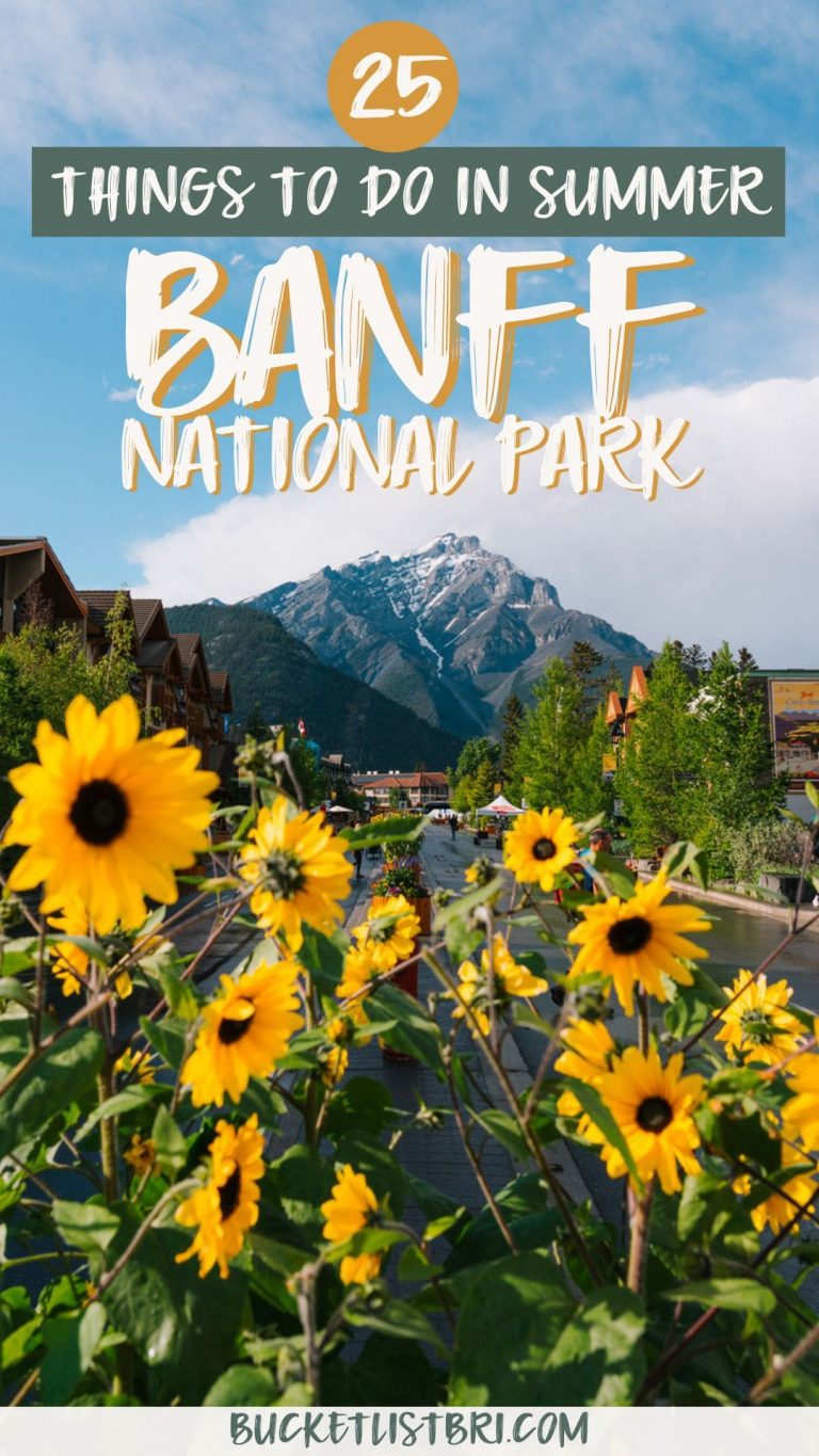25 Things to Do in Banff in the Summer (BANFF BUCKET LIST)