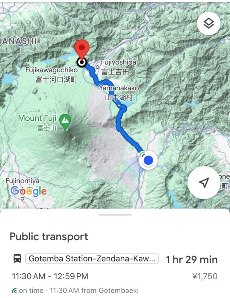 How to Get From Hakone to Fujikawaguchiko Bucketlist Bri